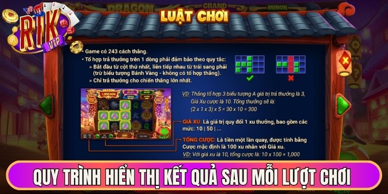 Hội Pháo Đêm Trăng - Không Gian Dân Gian Mới Nhất 2026 2 Quy trình hiển thị kết quả sau mỗi lượt chơi