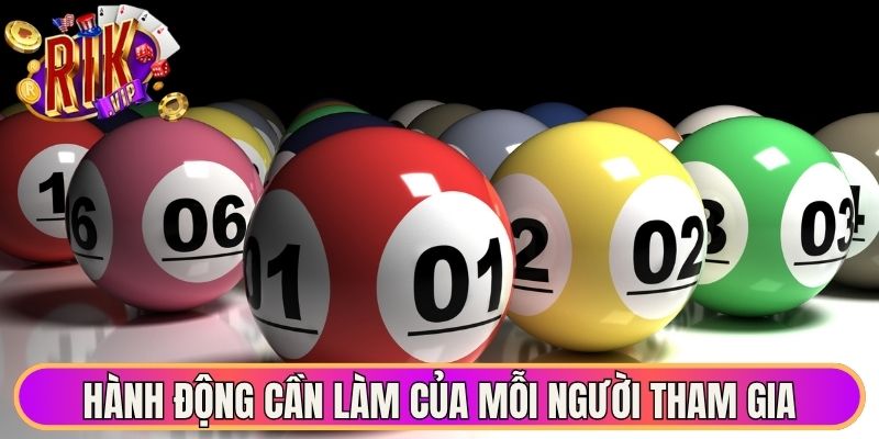 Hành động cần làm của mỗi người tham gia