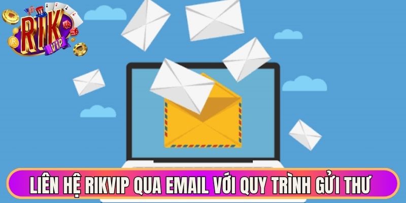 Liên hệ Rikvip qua email với quy trình gửi thư đơn giản 