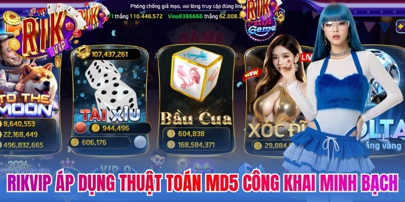 Trang chủ 20 Rikvip áp dụng thuật toán MD5 công khai minh bạch